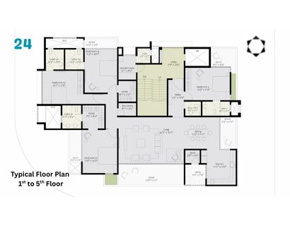 solitaire 10 Bhosale Nagar 4.5bhk flat for sale